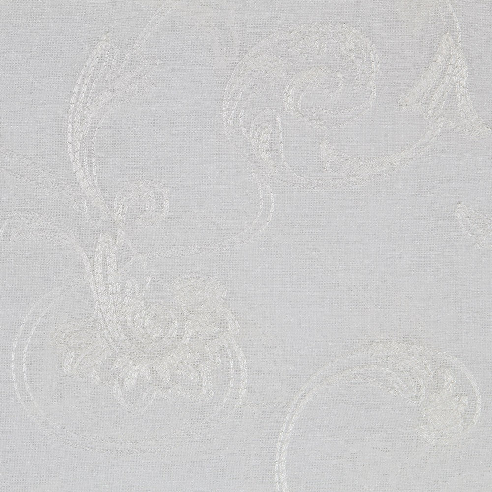 Cortina Crudo Espirales Bordadas - Ribes y Casals