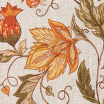 Cortina Rústica cretona Naranja - Ribes y Casals