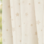 Visillo Poliéster Estrellas Natural - Ribes y Casals