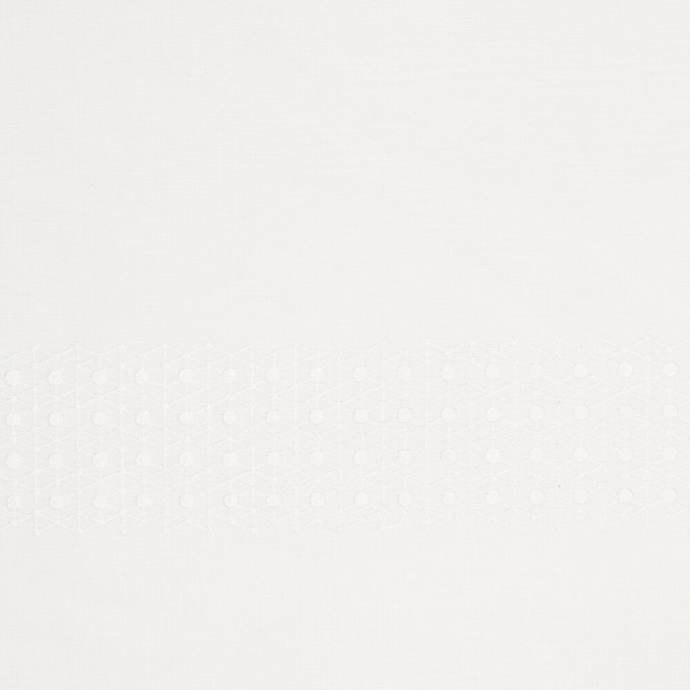 Retal Cortina Bordada Blanco Natural 150x280 cm - Ribes y Casals