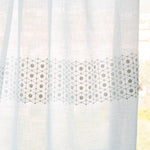 Retal Cortina Bordada Blanco Natural 150x280 cm - Ribes y Casals