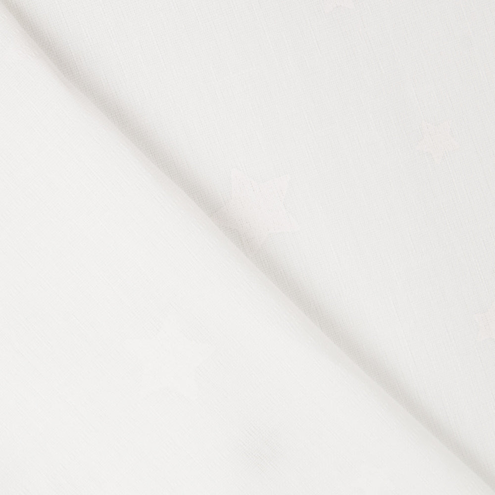 Visillo Poliéster Estrellas Blanco - Ribes y Casals