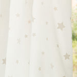 Visillo Poliéster Estrellas Blanco - Ribes y Casals