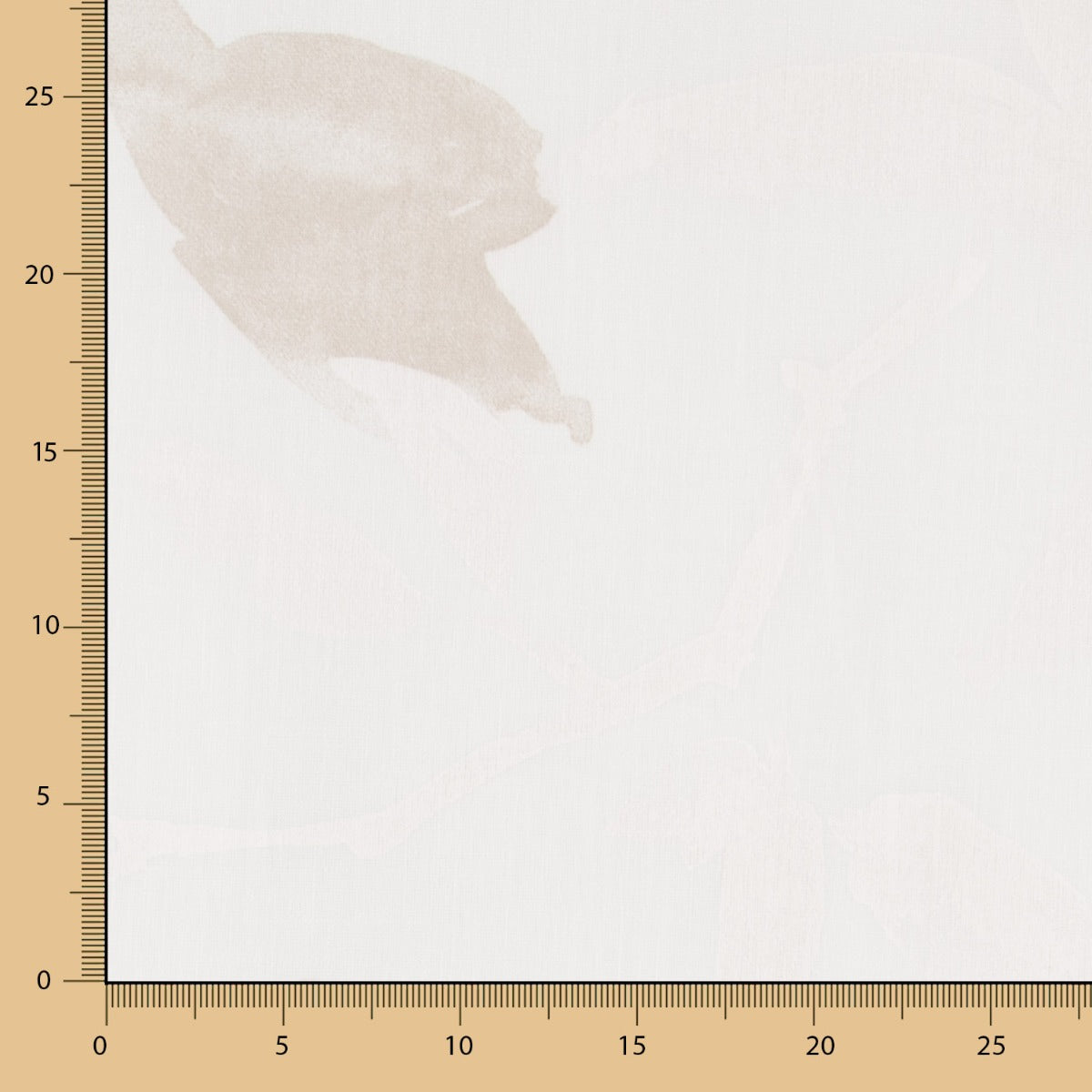 Visillo Poliéster Ramas Blanco - Ribes y Casals