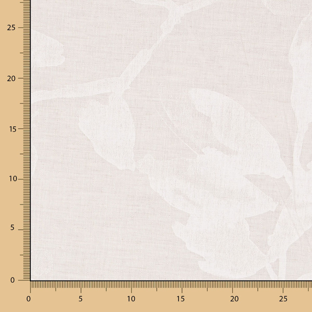 Visillo Poliéster Ramas Natural - Ribes y Casals