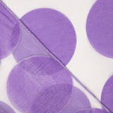 Visillo Estampado Geométrico Morado - Ribes y Casals