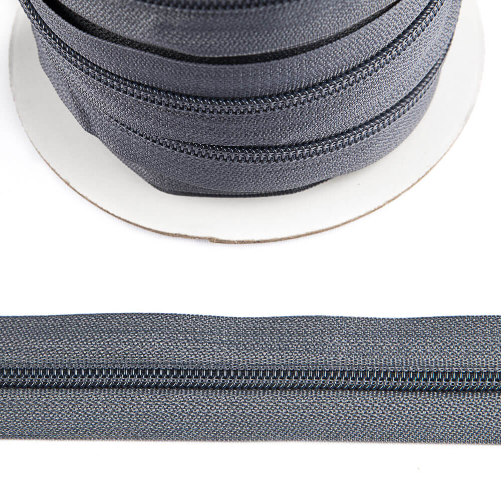 Cremallera continua malla 5 Gris - Ribes y Casals