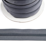 Cremallera continua malla 5 Gris - Ribes y Casals