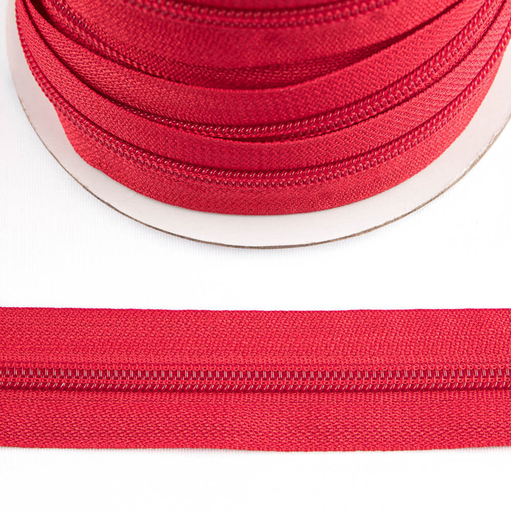Cremallera continua malla 5 Rojo - Ribes y Casals