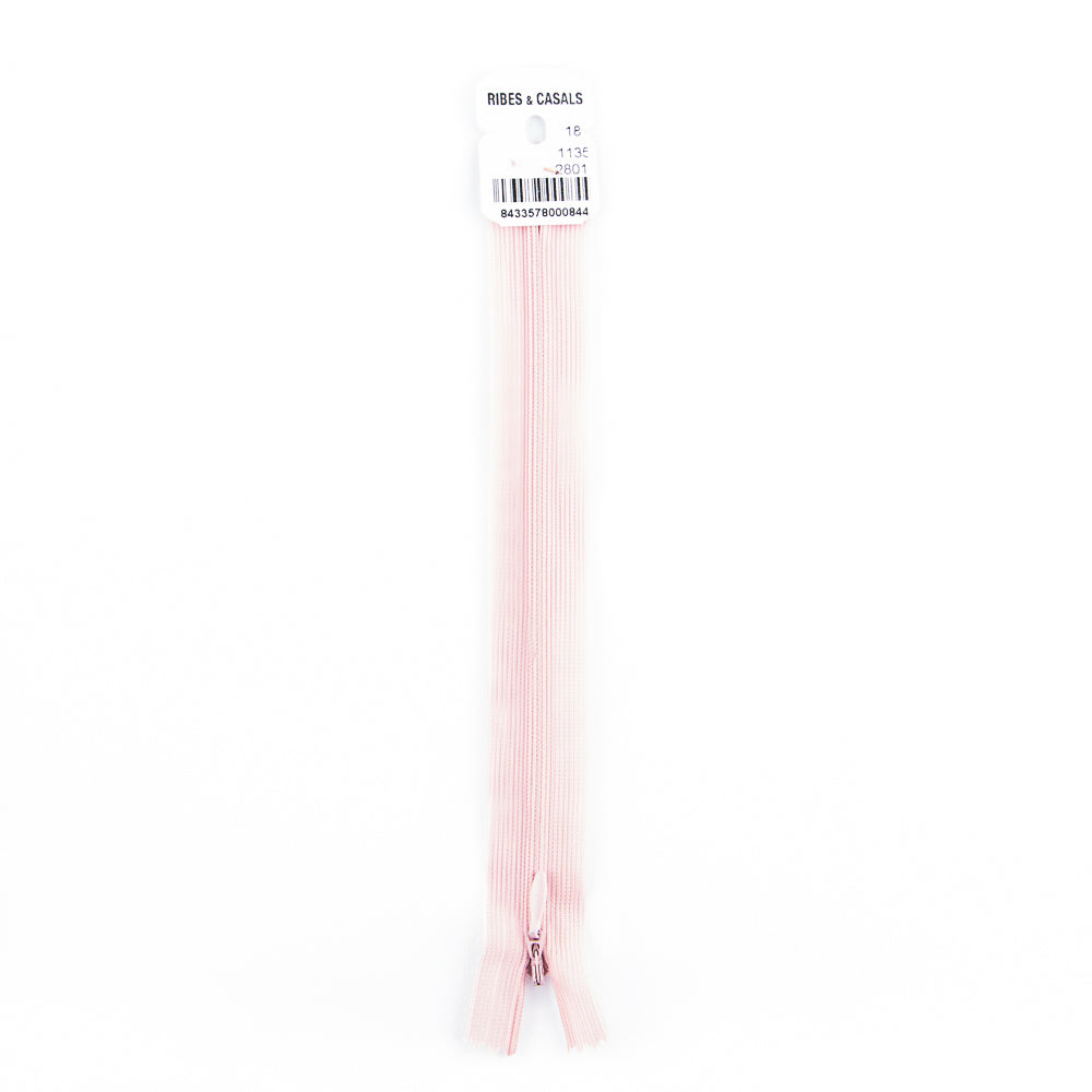 Cremallera Invisible 2801 Rosa Palo - Ribes y Casals