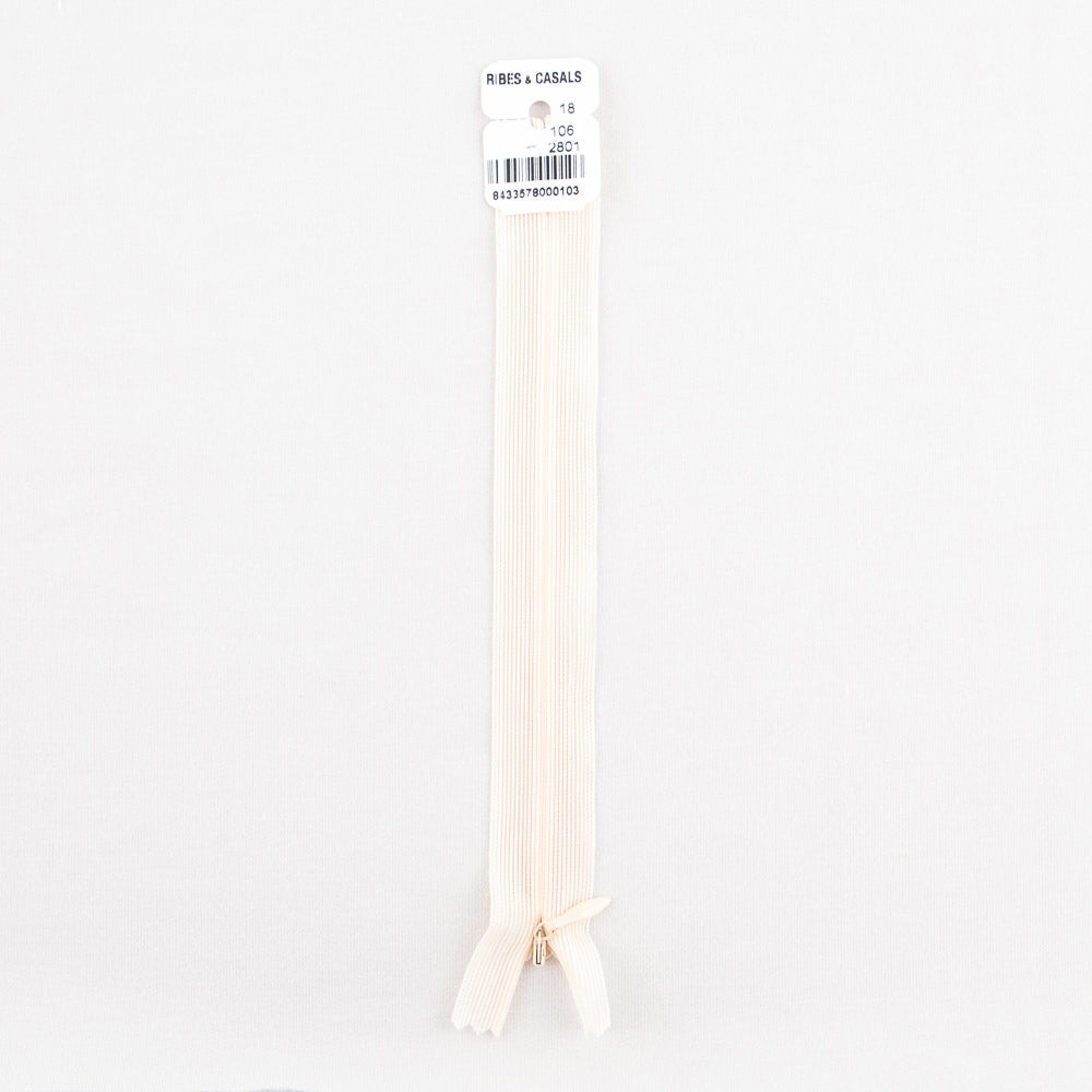 Cremallera Invisible 2801 Salmón - Ribes y Casals