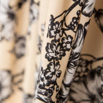 Crep Estampada Floral Salmón - Ribes y Casals