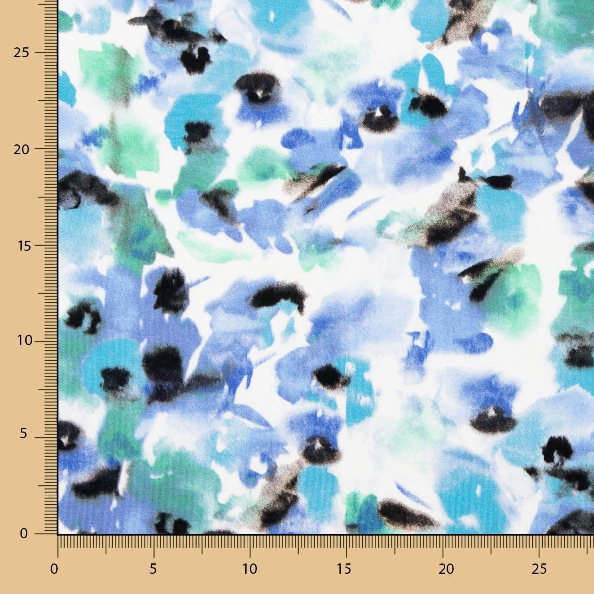 Punto Poliéster Abstracto Azul - Ribes y Casals