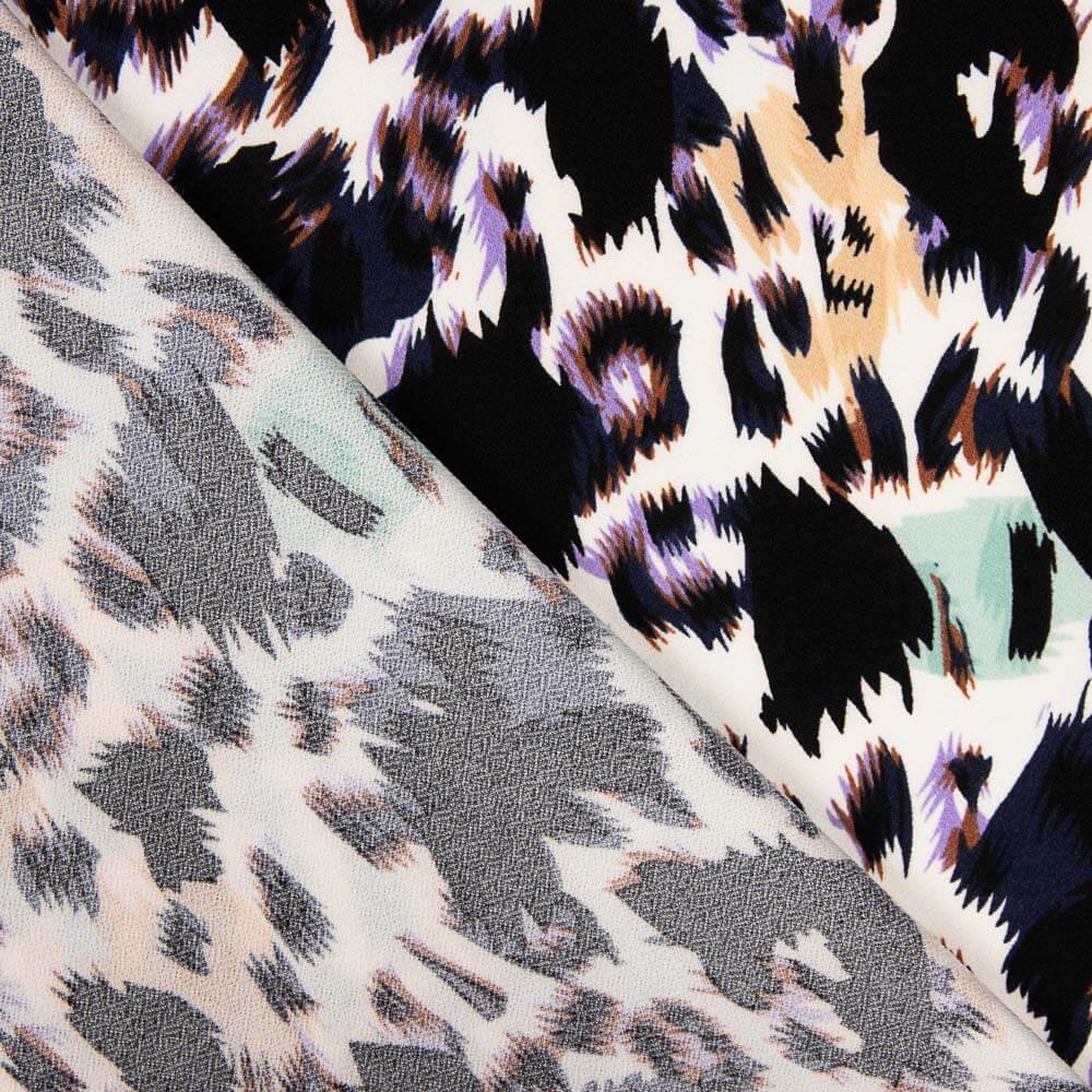 Punto Crep Moteado Animal - Ribes y Casals