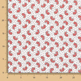 Crep Poliéster Mini Cachemire Blanco - Ribes y Casals