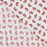 Crep Poliéster Mini Cachemire Blanco - Ribes y Casals