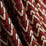 Crep Poliéster Geométrico Trenza Grana - Ribes y Casals