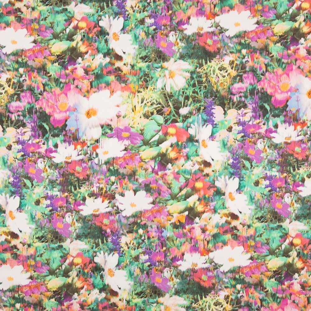 Crep Viscosa Paisaje Malvas - Ribes y Casals