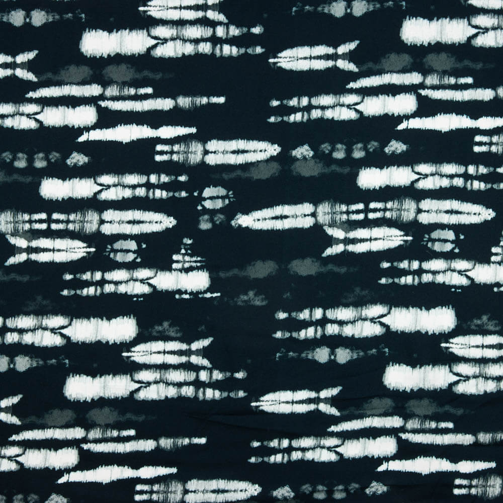 Crep Viscosa Tie Dye Dark - Ribes y Casals