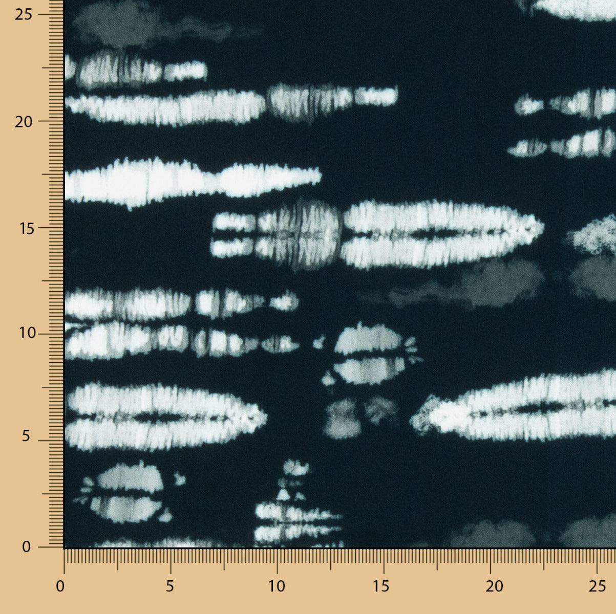 Retal Crep Viscosa Tie Dye Dark 75x140cm - Ribes y Casals