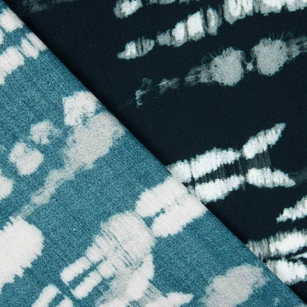 Crep Viscosa Tie Dye Dark - Ribes y Casals