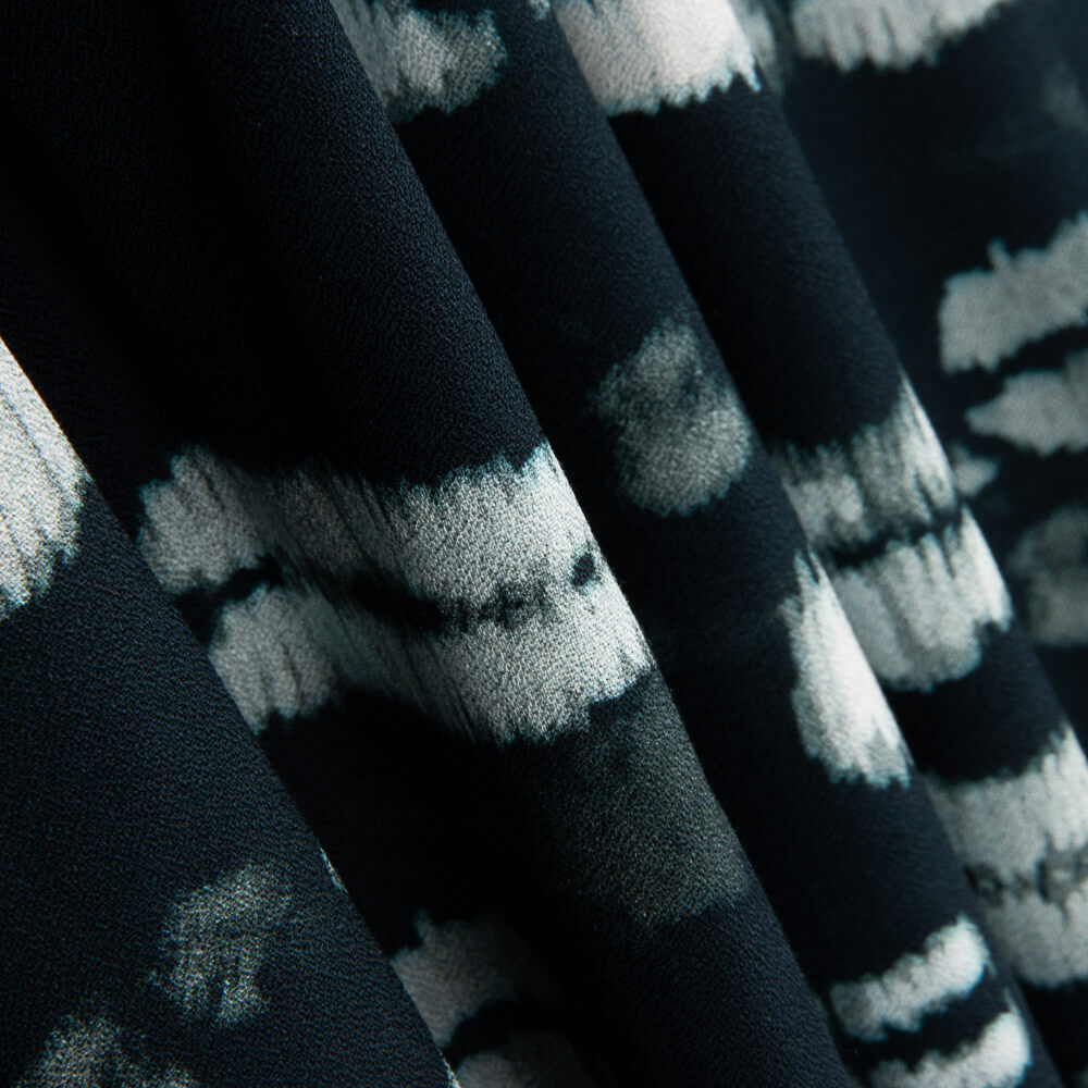 Crep Viscosa Tie Dye Dark - Ribes y Casals