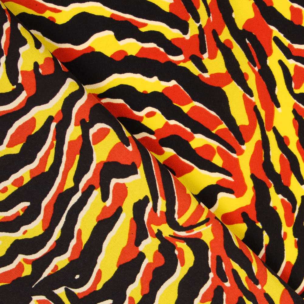 Crepe Animal Amarilla - Ribes y Casals