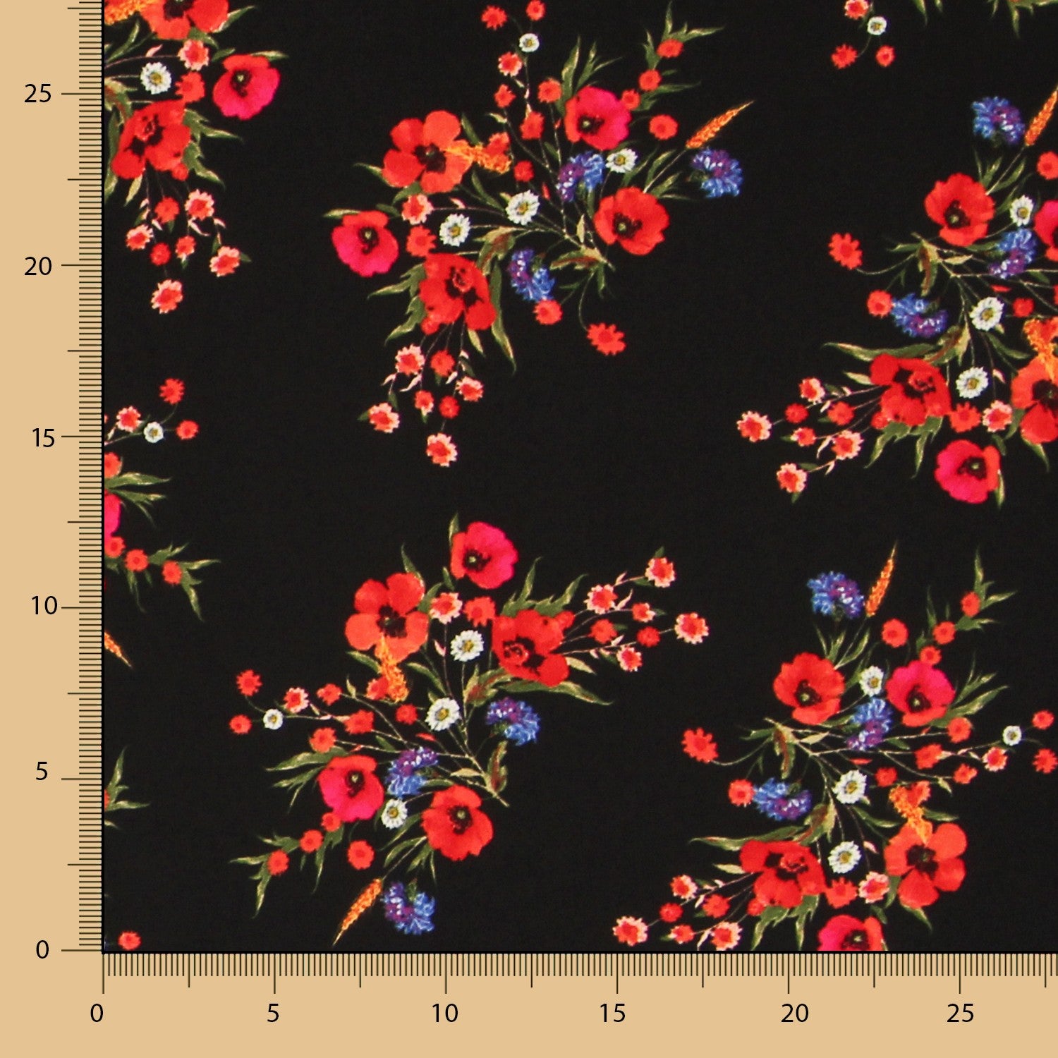 Crepe Bouquet Negra - Ribes y Casals