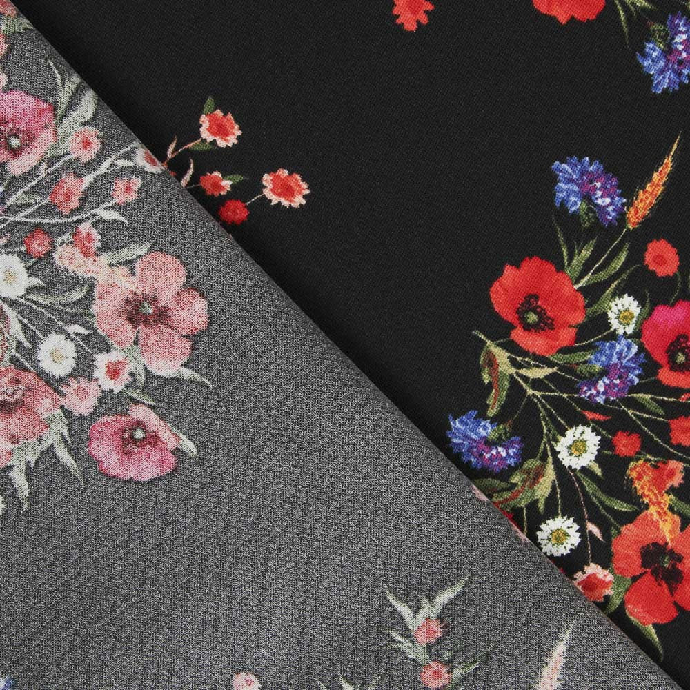 Crepe Bouquet Negra - Ribes y Casals