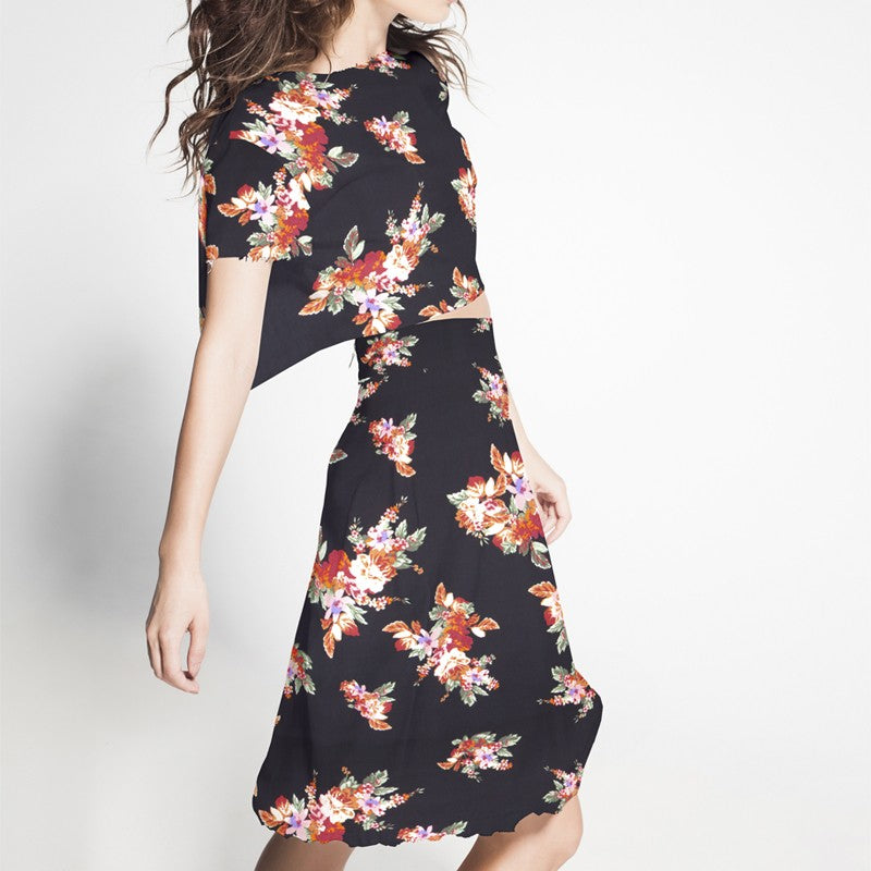 Crepe Bouquet Negro - Ribes y Casals