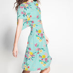 Crepe Bouquet Verde Agua - Ribes y Casals