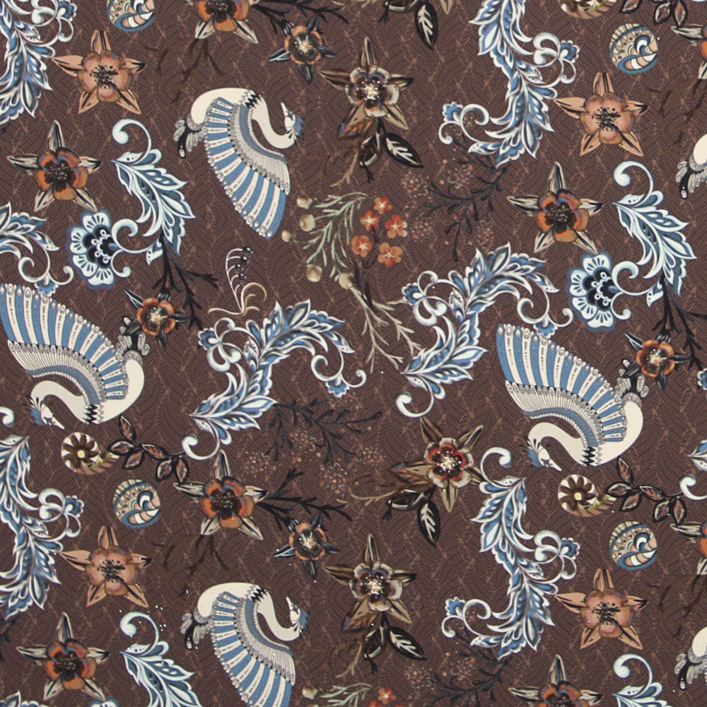 Crepe Bubble Shanghái Marrón - Ribes y Casals