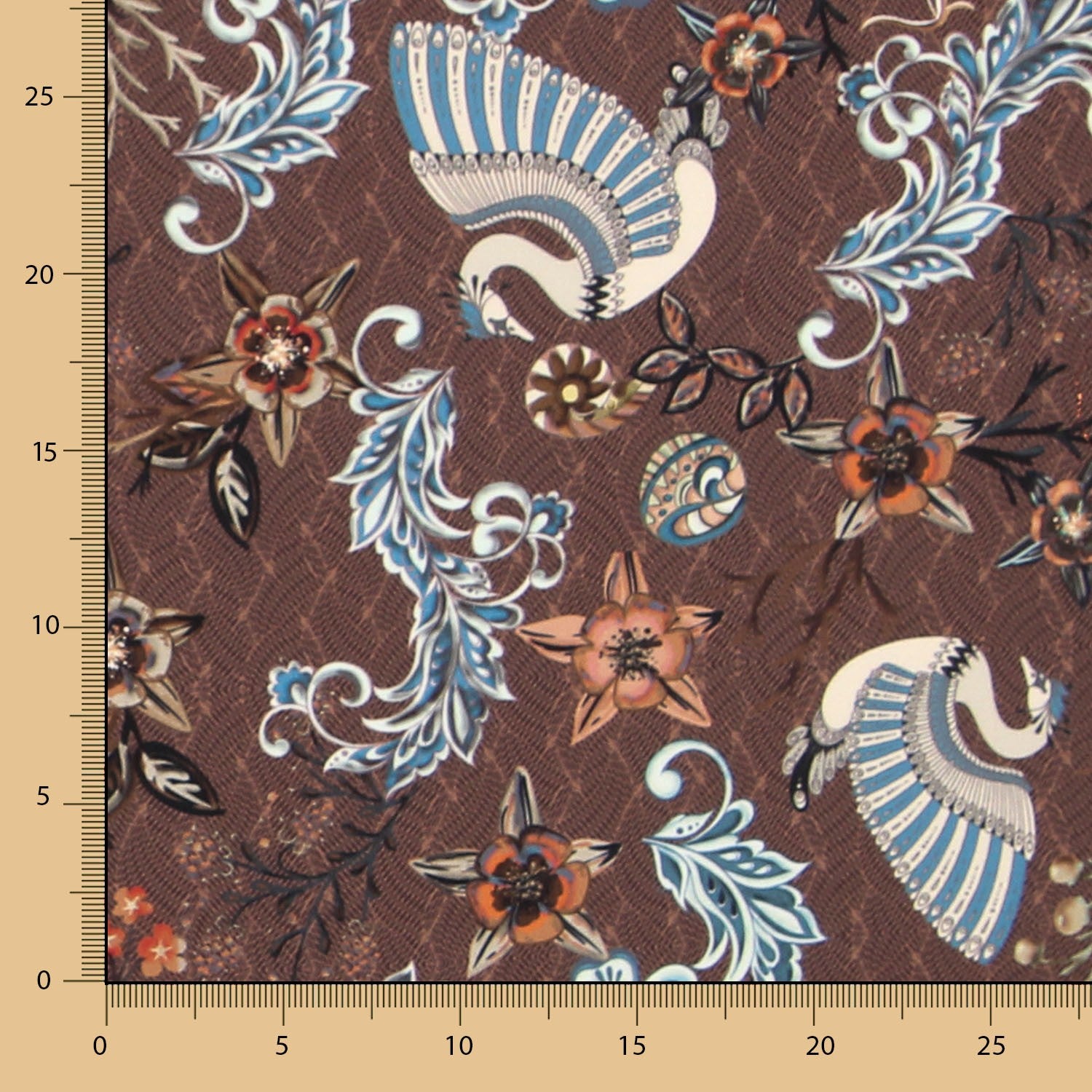 Crepe Bubble Shanghái Marrón - Ribes y Casals