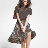 Crepe Bubble Shanghái Marrón - Ribes y Casals