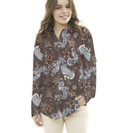 Crepe Bubble Shanghái Marrón - Ribes y Casals