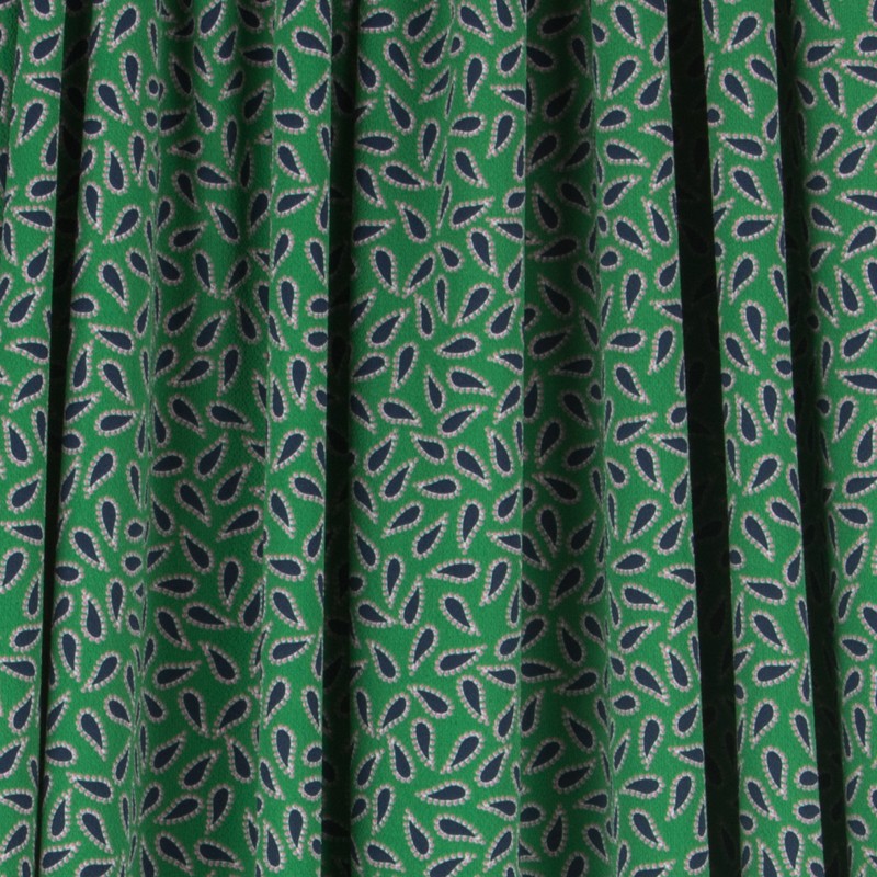 Crepe Cachemir Verde - Ribes y Casals