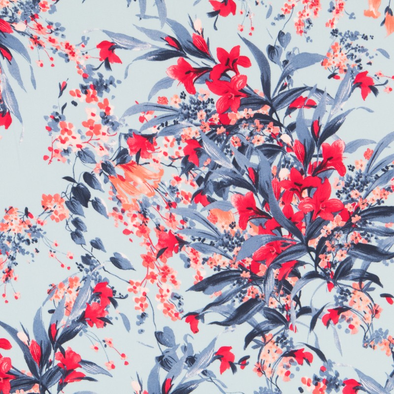 Crepe Caribean Turquesa - Ribes y Casals