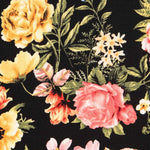 Crepe Claveles Negra - Ribes y Casals