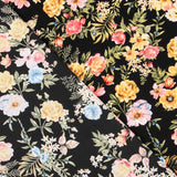 Crepe Claveles Negra - Ribes y Casals