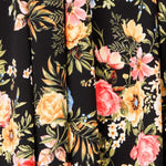 Crepe Claveles Negra - Ribes y Casals