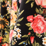 Crepe Claveles Negra - Ribes y Casals