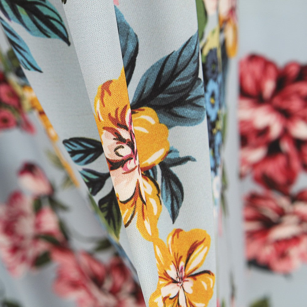 Crepe Cretona Azul Cielo - Ribes y Casals