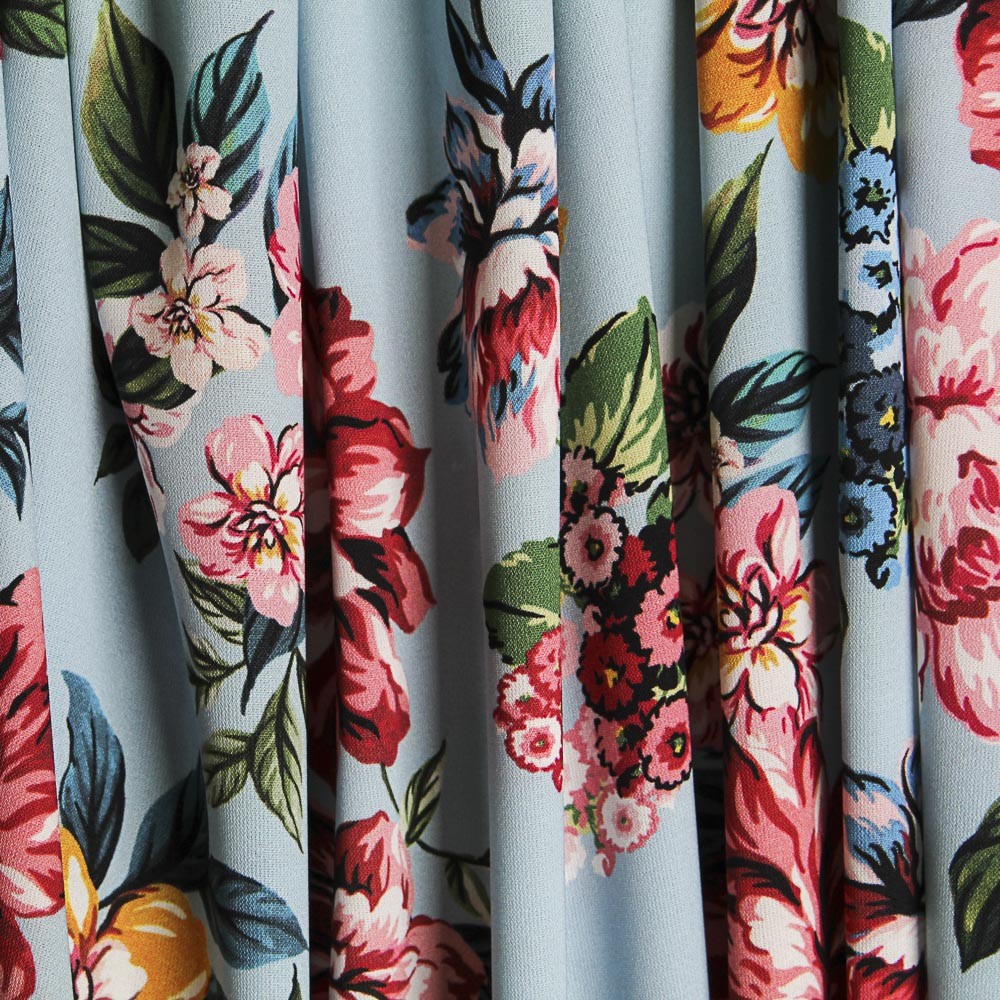 Crepe Cretona Azul Cielo - Ribes y Casals