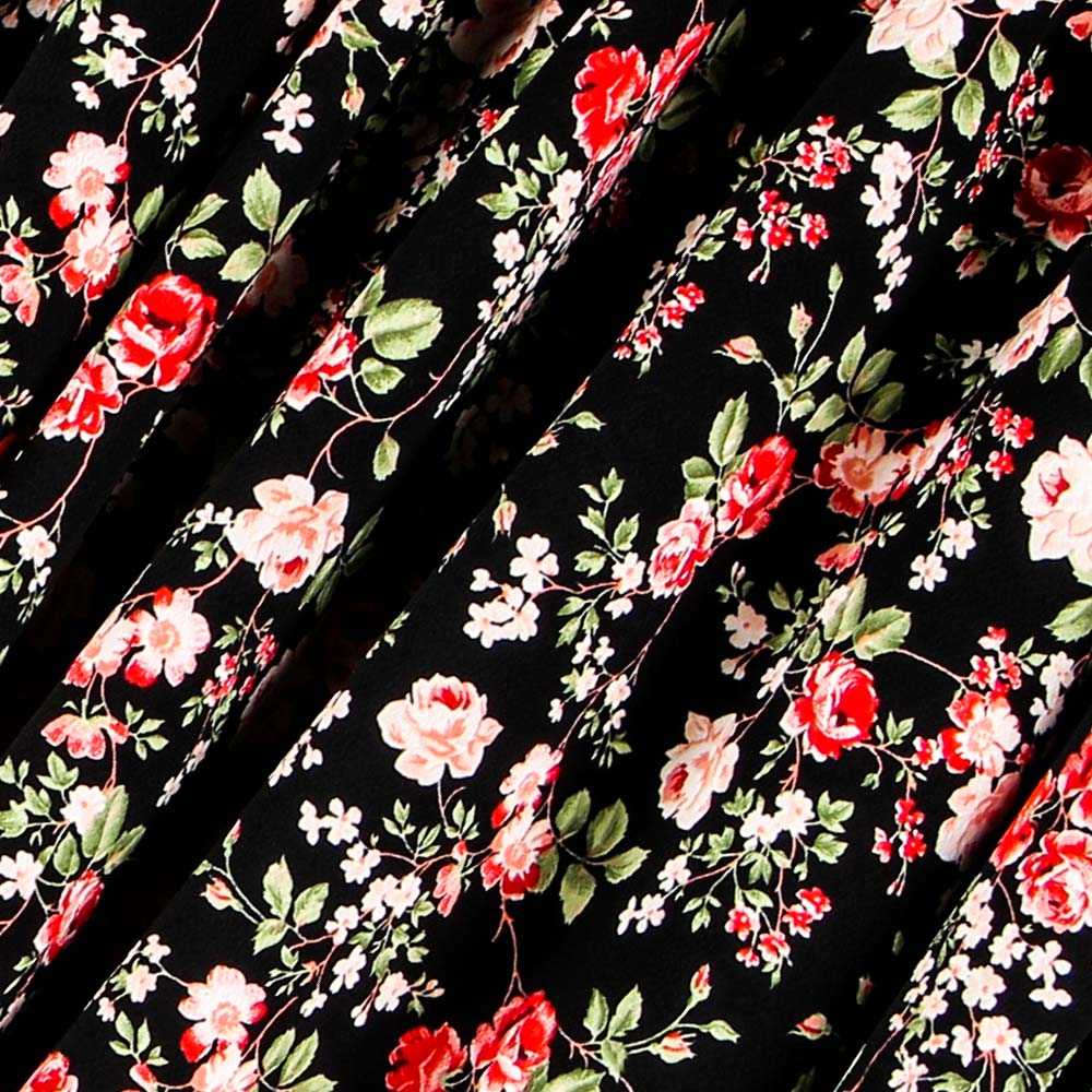 Crepe Cretona Negra - Ribes y Casals