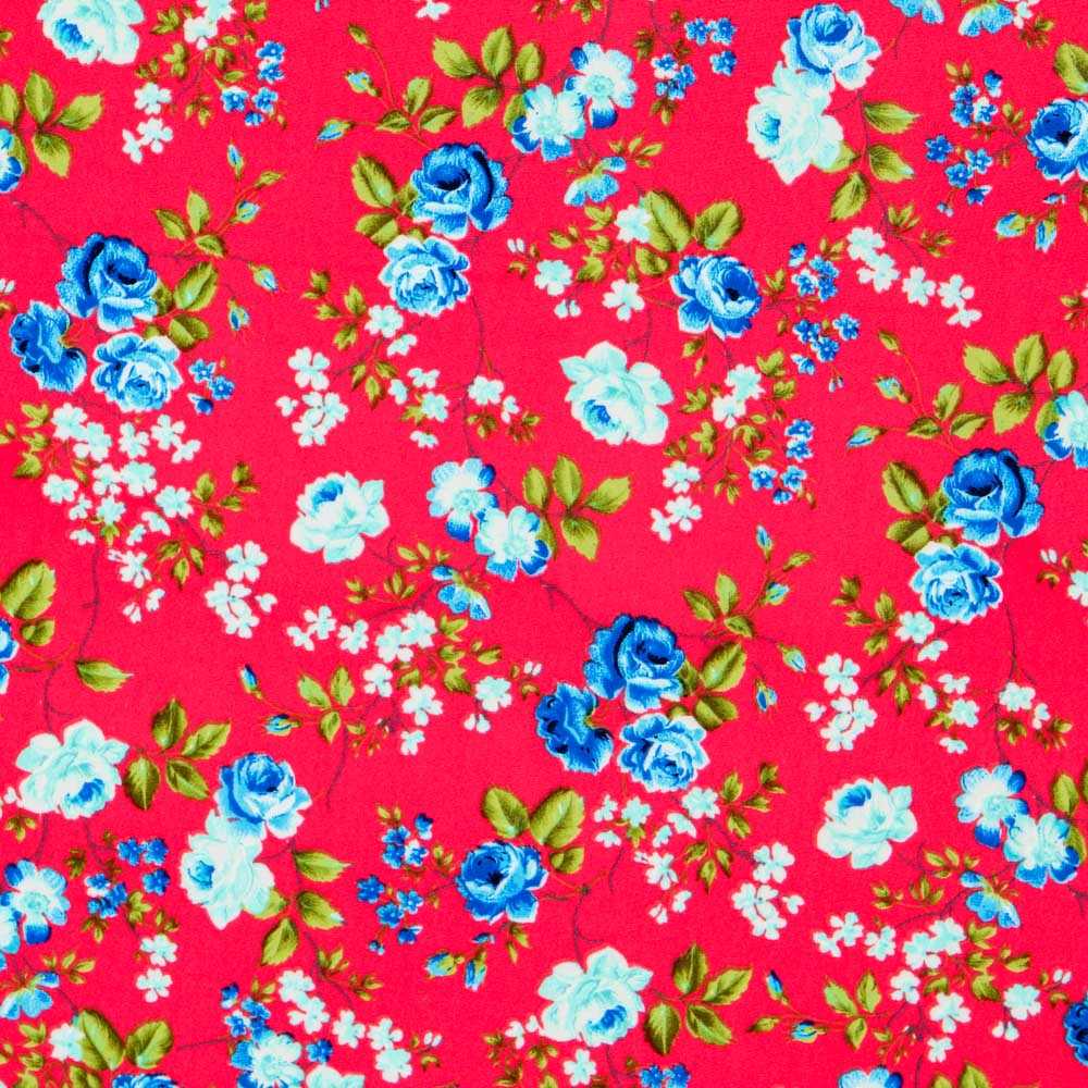 Crepe Cretona Roja - Ribes y Casals