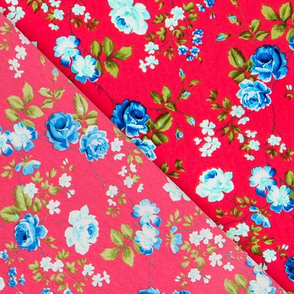 Crepe Cretona Roja - Ribes y Casals