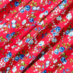 Crepe Cretona Roja - Ribes y Casals