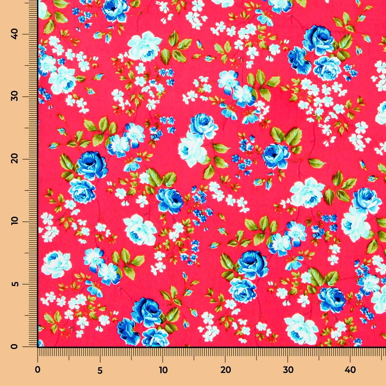 Crepe Cretona Roja - Ribes y Casals