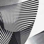 Crepe Diagonal Blanca Negra - Ribes y Casals