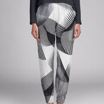 Crepe Diagonal Blanca Negra - Ribes y Casals